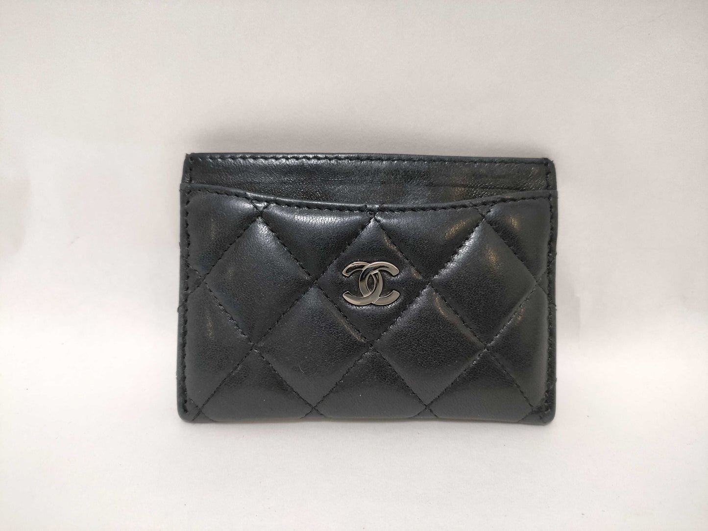 CHANEL Lambskin Card Case, Card Case, Pass Case, Business Card Case