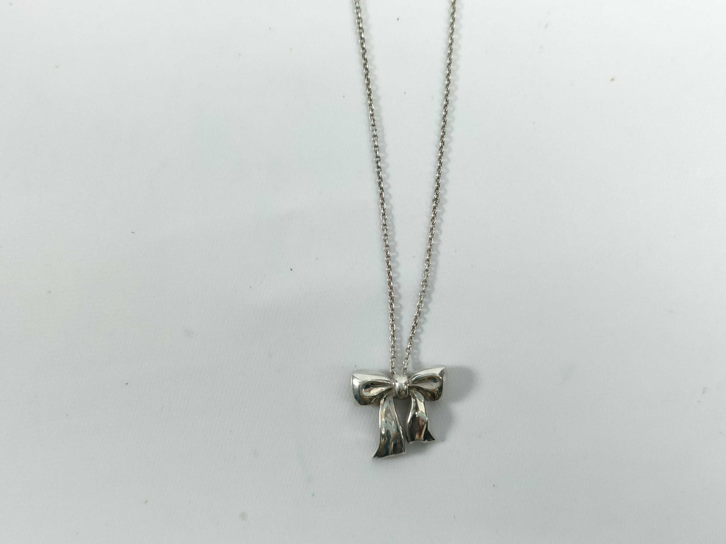 Tiffany & Co. Ribbon SV925 2.6g Necklace