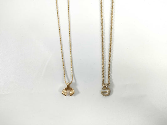 Dior Givenchy 2-piece necklace necklace