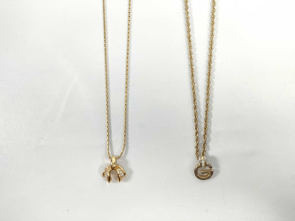 Dior Givenchy 2-piece necklace necklace