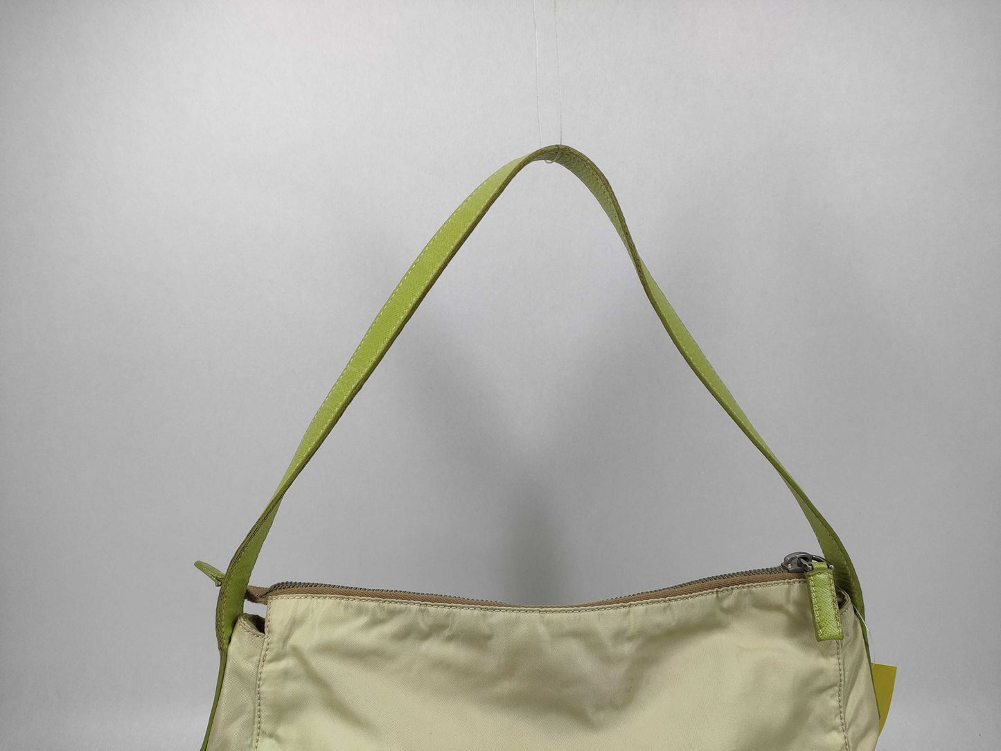 PRADA nylon one-shoulder bag, green