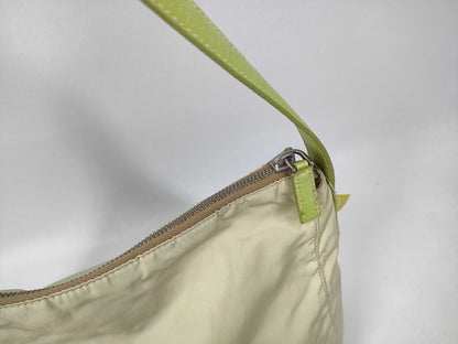 PRADA nylon one-shoulder bag, green