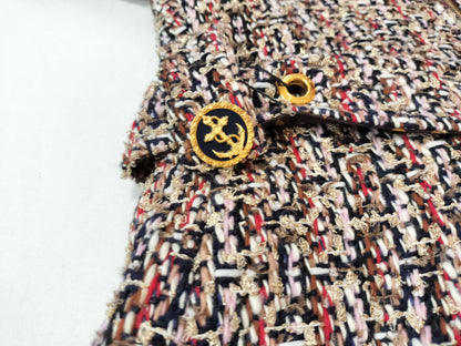 LOUIS VUITTON Multicolor/Tweed/Skater Dress/One Piece