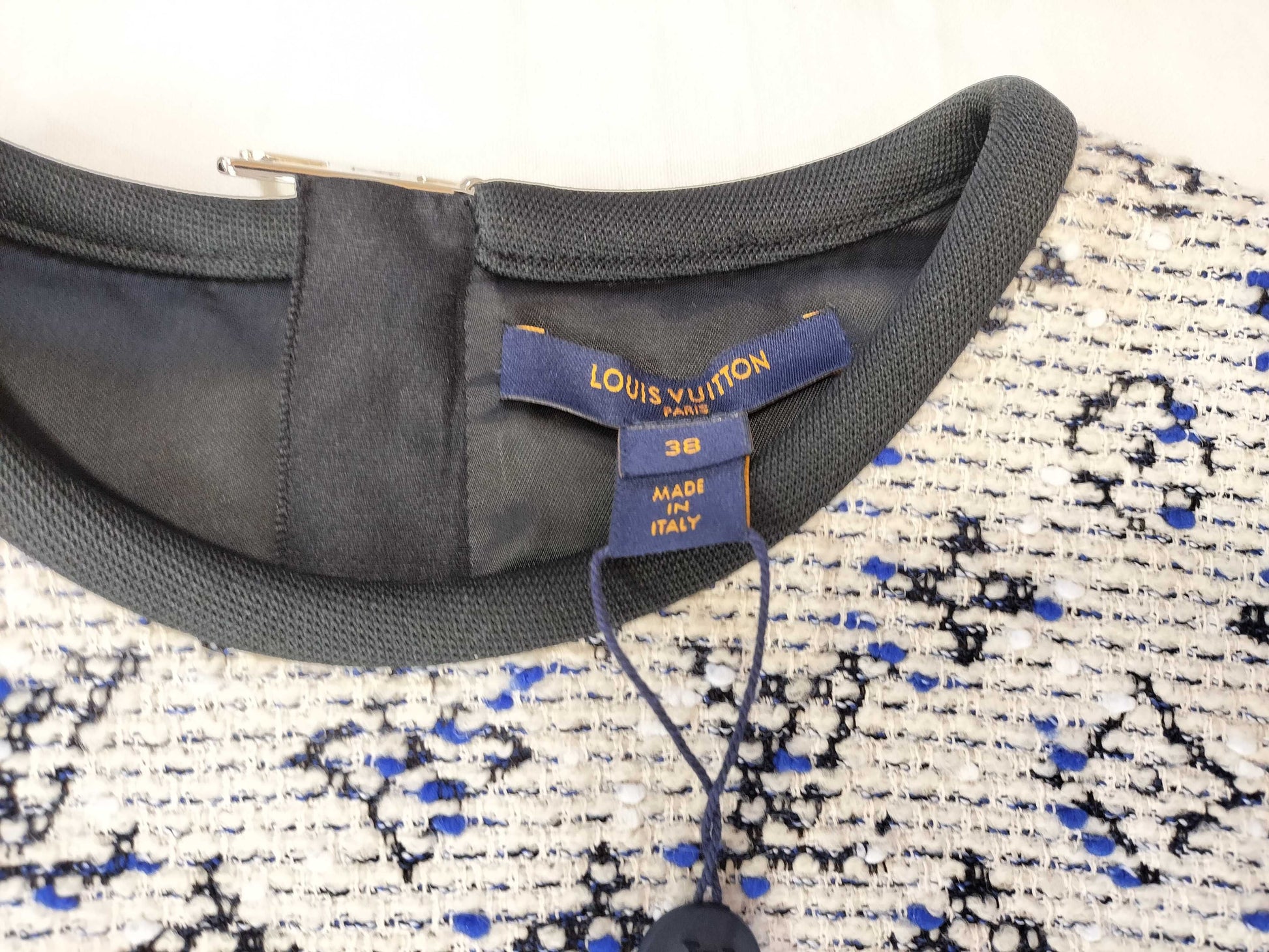 LOUIS VUITTON Monogram/Tweed Dress Dress