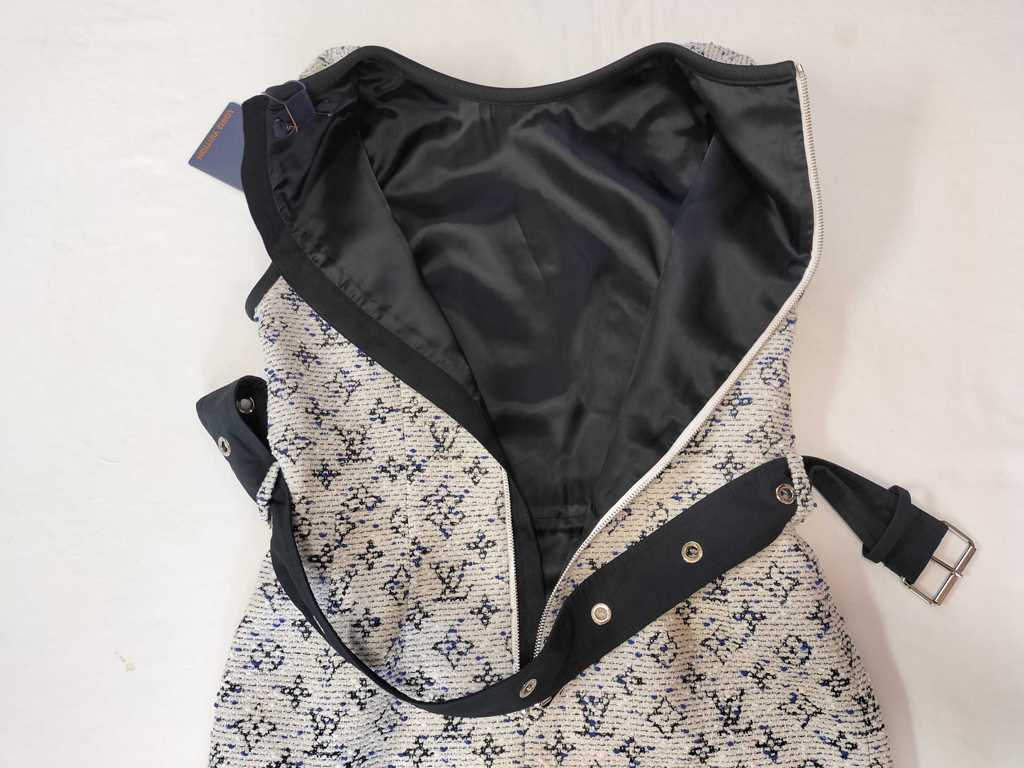 LOUIS VUITTON Monogram/Tweed Dress Dress