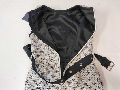 LOUIS VUITTON Monogram/Tweed Dress Dress