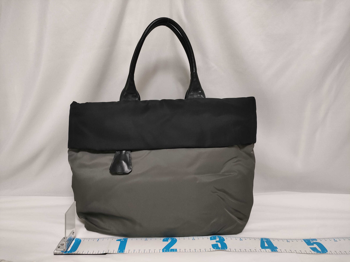 PRADA 2WAY Nylon Reversible Two-Tone Tote Bag