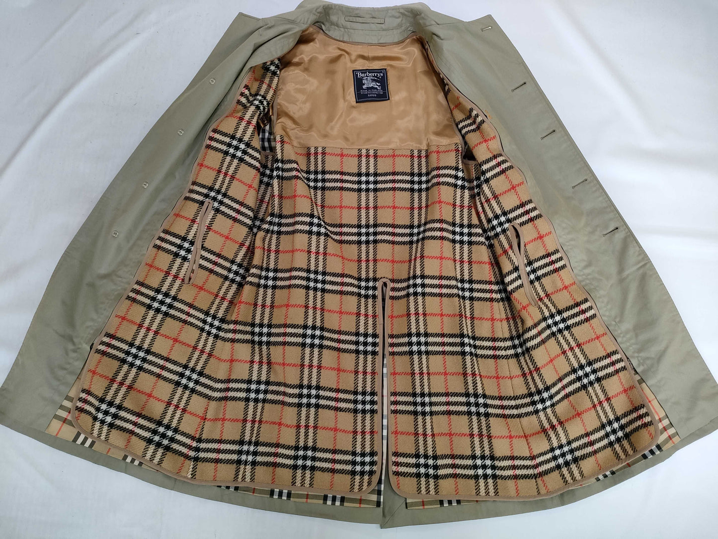 BURBERRY Nova Check Long Coat