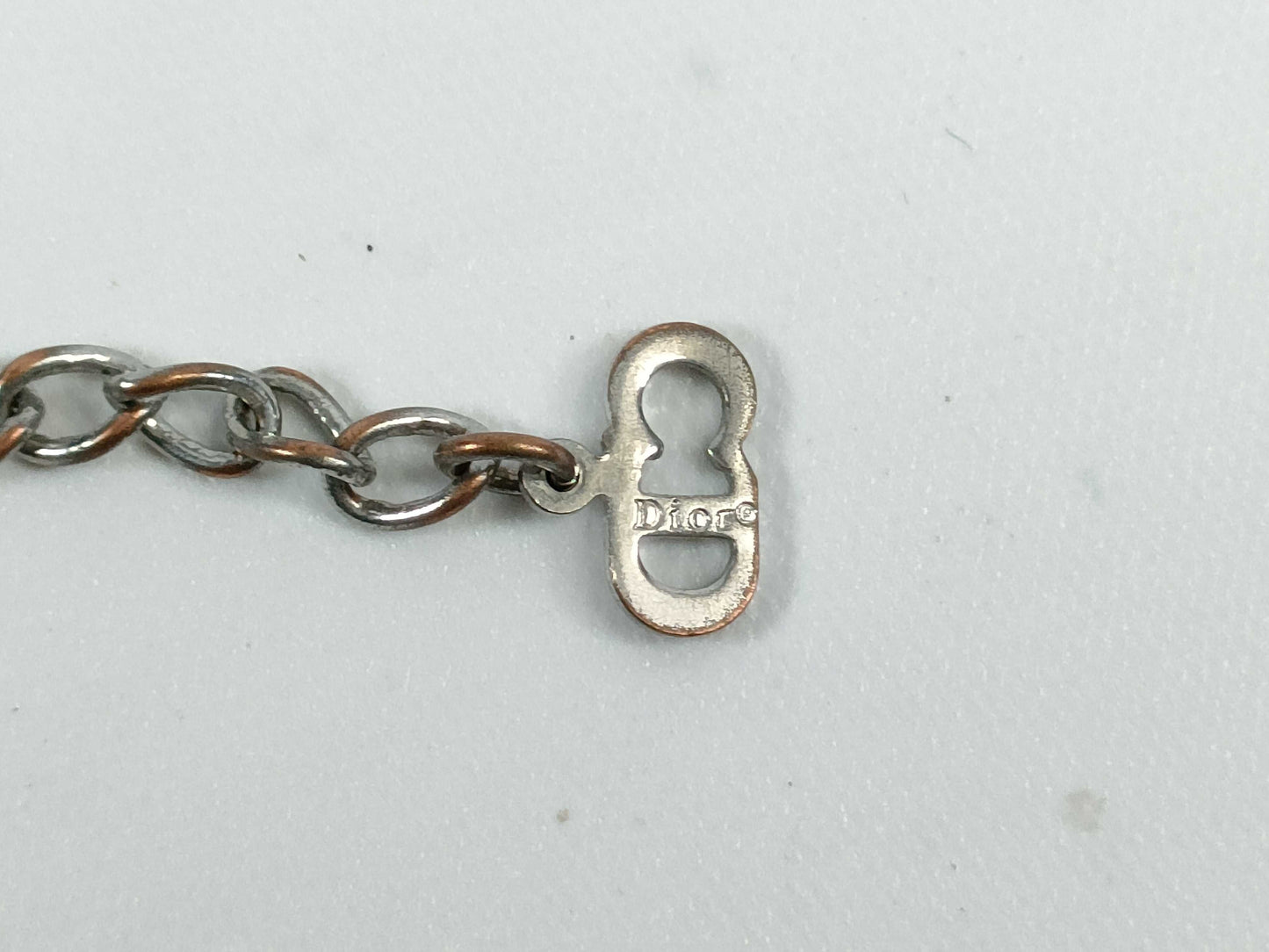 Dior Rhinestone Logo Garland Swing Bracelet/Bangle