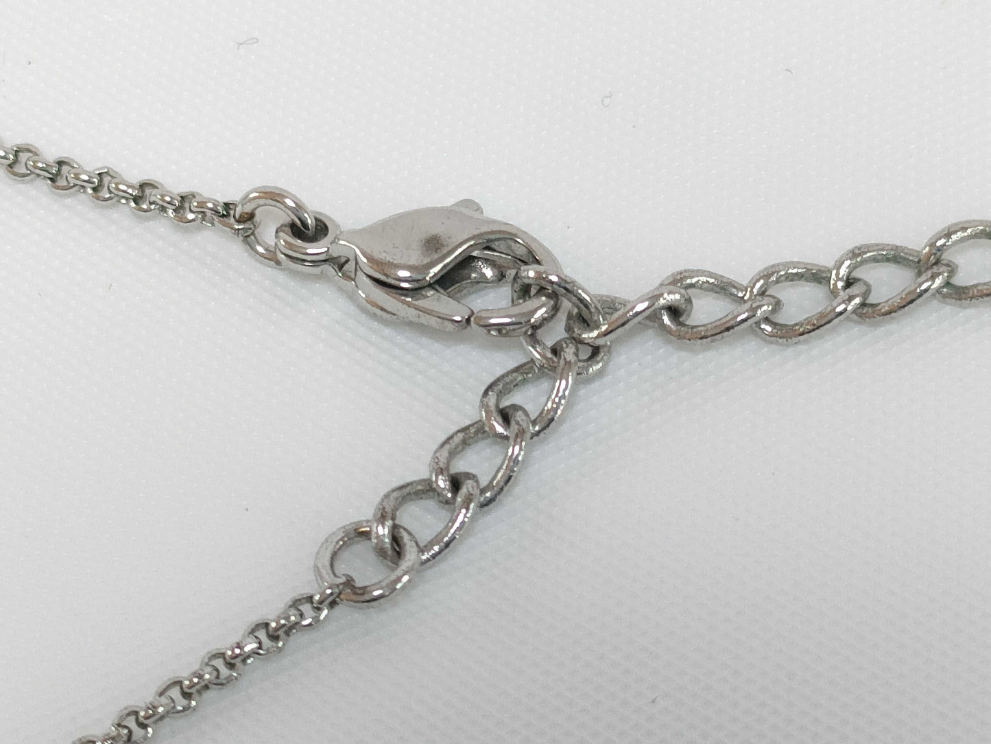 Dior Logo Cube Rhinestone Necklace