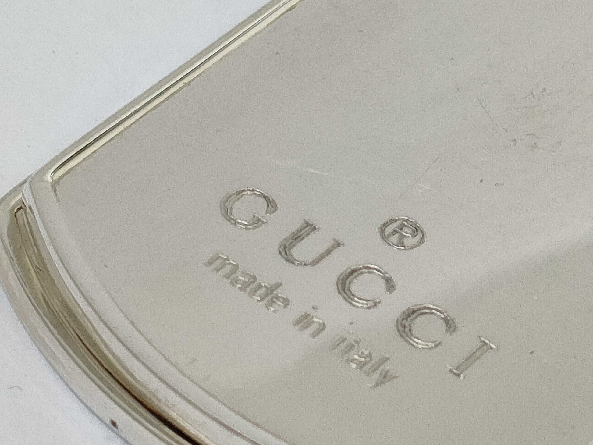 GUCCI Dog Tag 925 Charm