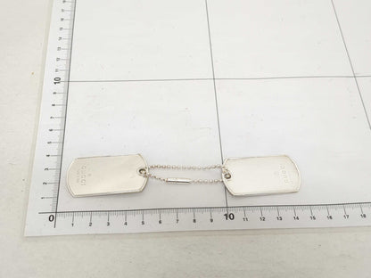 GUCCI Dog Tag 925 with Chain Other Accessories