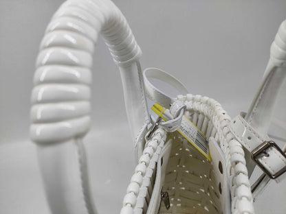 BALENCIAGA Bistro Bag Enamel 2-Way Handbag