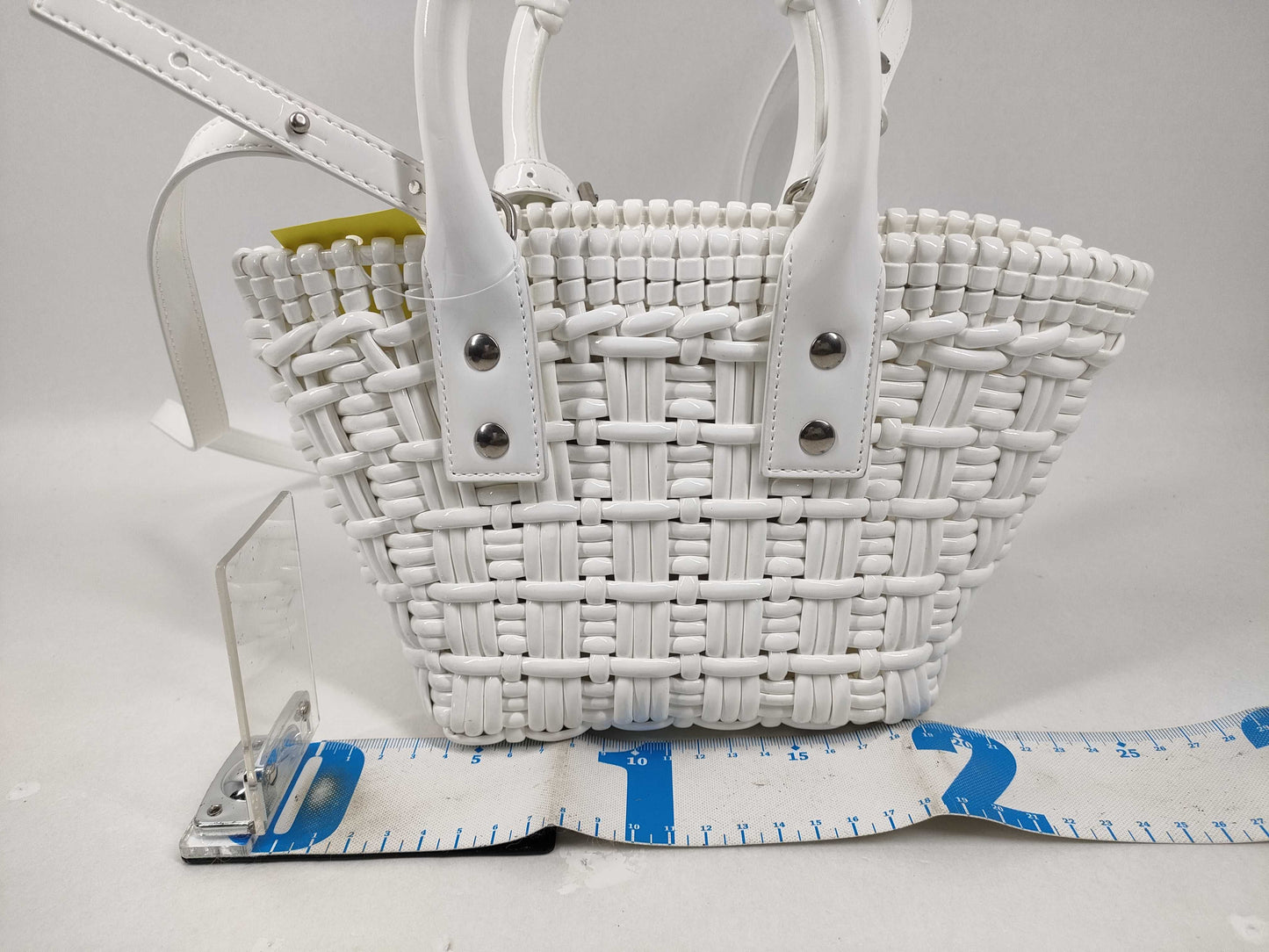 BALENCIAGA Bistro Bag Enamel 2-Way Handbag