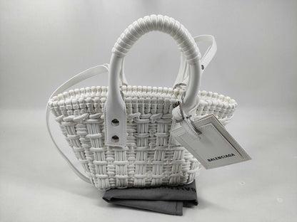 BALENCIAGA Bistro Bag Enamel 2-Way Handbag