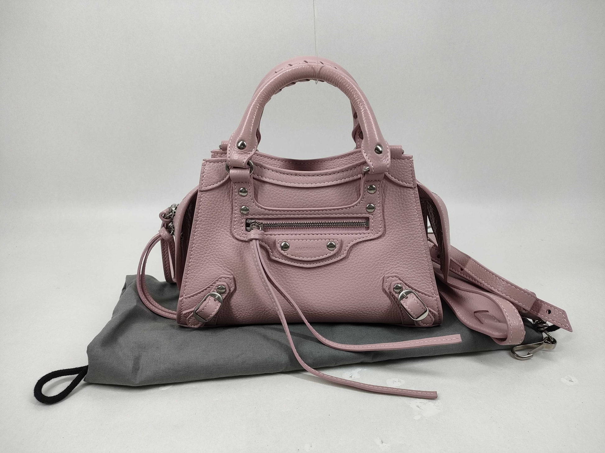BALENCIAGA The Giant City Neo Classic City XS Pink Handbag