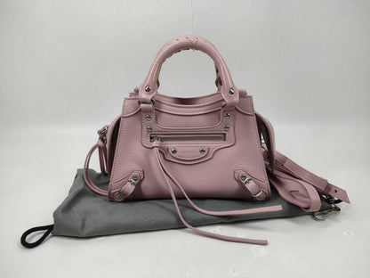 BALENCIAGA The Giant City Neo Classic City XS Pink Handbag