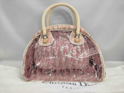 Dior Trotter Clear Bag Pink Handbag