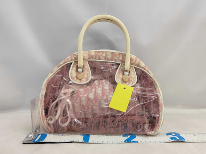 Dior Trotter Clear Bag Pink Handbag