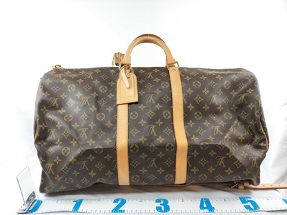 LOUIS VUITTON Monogram M41414 Keepall Bandouliere 55 Boston Bag