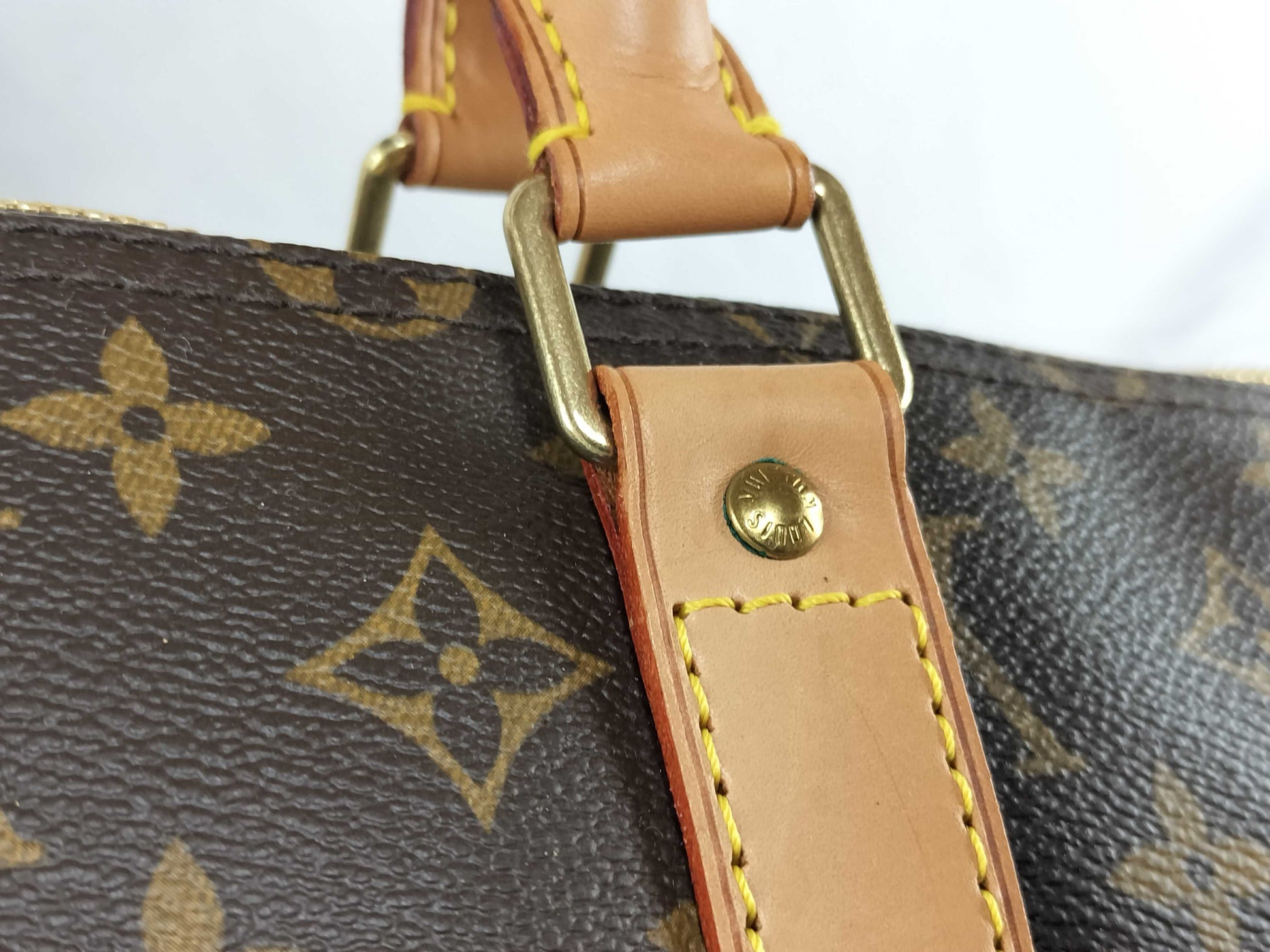 LOUIS VUITTON Monogram M41414 Keepall Bandouliere 55 Boston Bag