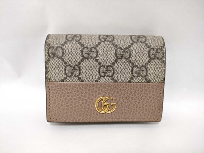GUCCI GG Supreme Marmont Compact Wallet
