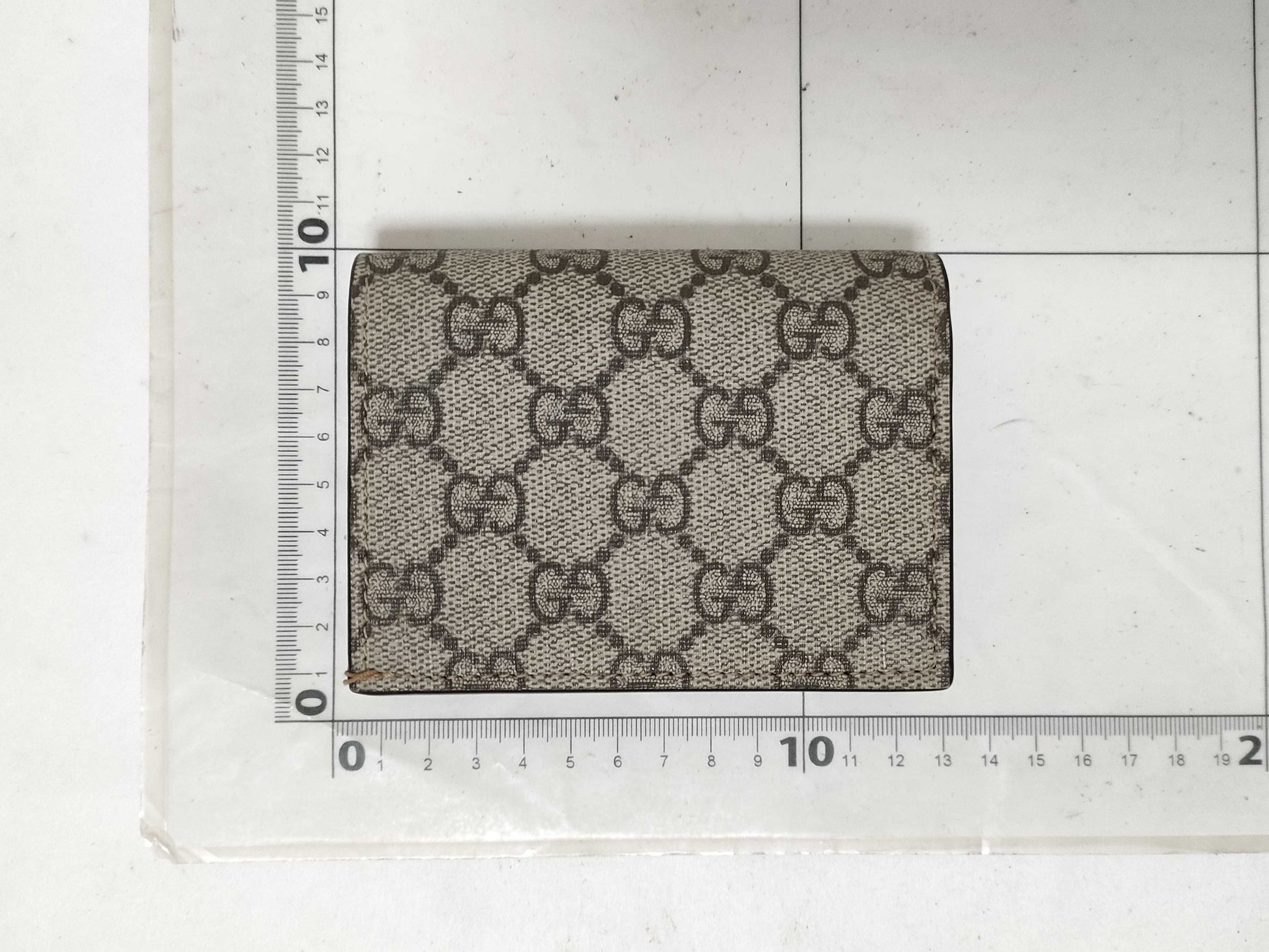 GUCCI GG Supreme Marmont Compact Wallet