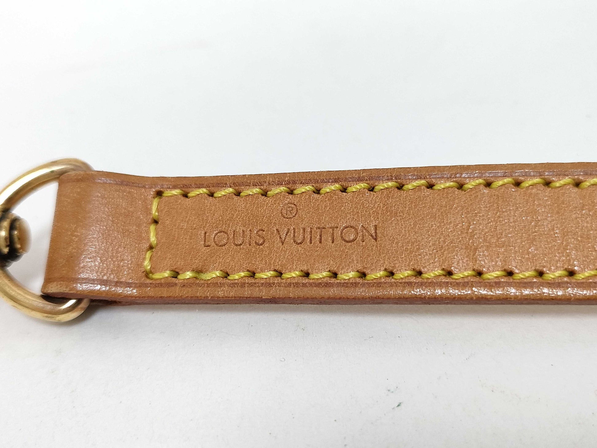 LOUIS VUITTON Natural Leather Shoulder Strap