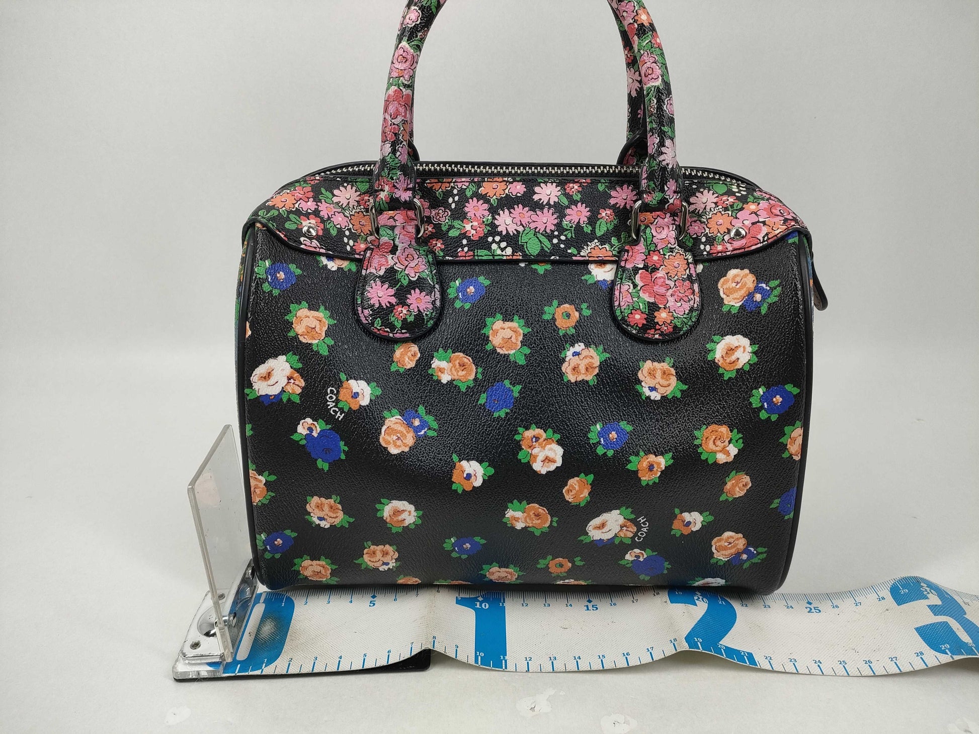 COACH F57626 Mini Bennett Satchel PVC 2-Way Handbag