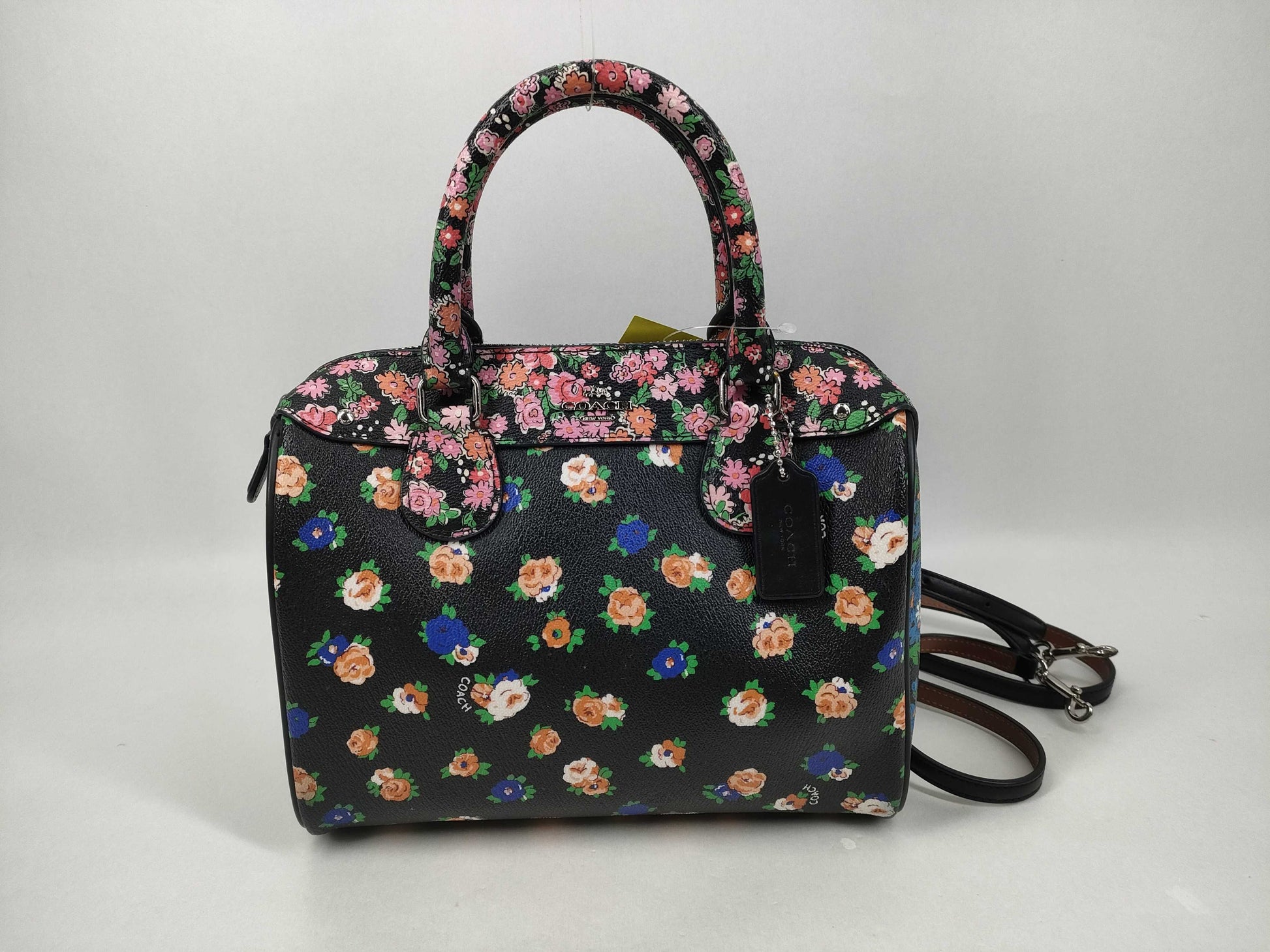 COACH F57626 Mini Bennett Satchel PVC 2-Way Handbag