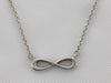 Tiffany & Co. AG925 Infinity Mini Silver Necklace