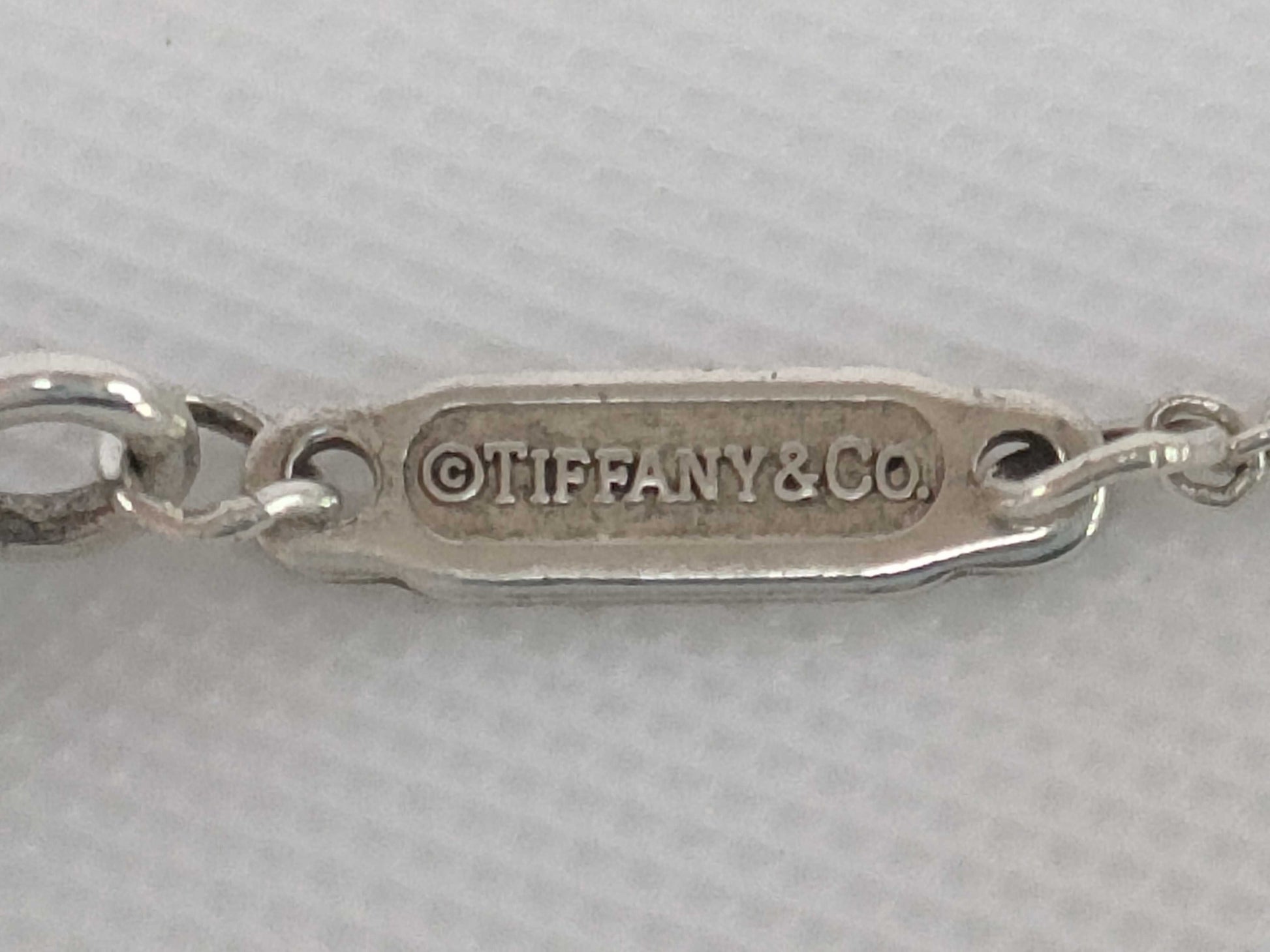 Tiffany & Co. AG925 Infinity Mini Silver Necklace