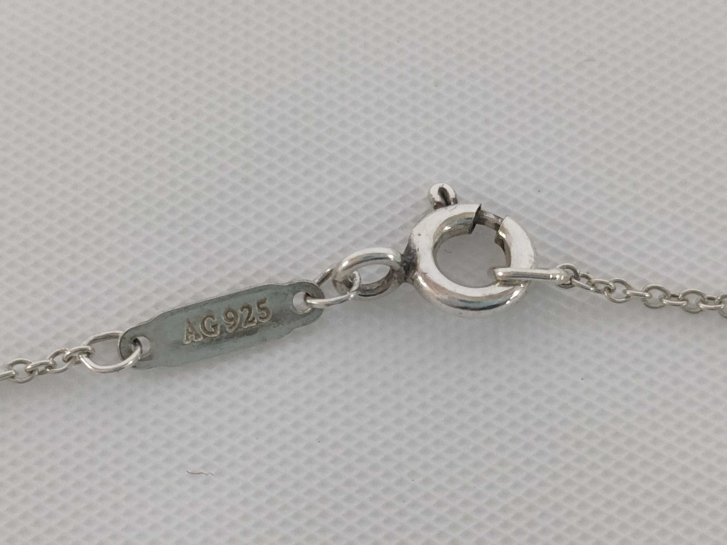 Tiffany & Co. AG925 Infinity Mini Silver Necklace