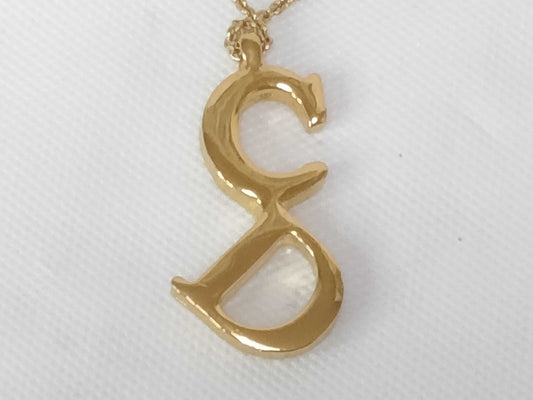 Dior logo necklace with G hardware