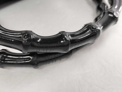 GUCCI Bamboo GG Canvas Nylon Handbag 002.1016.002058