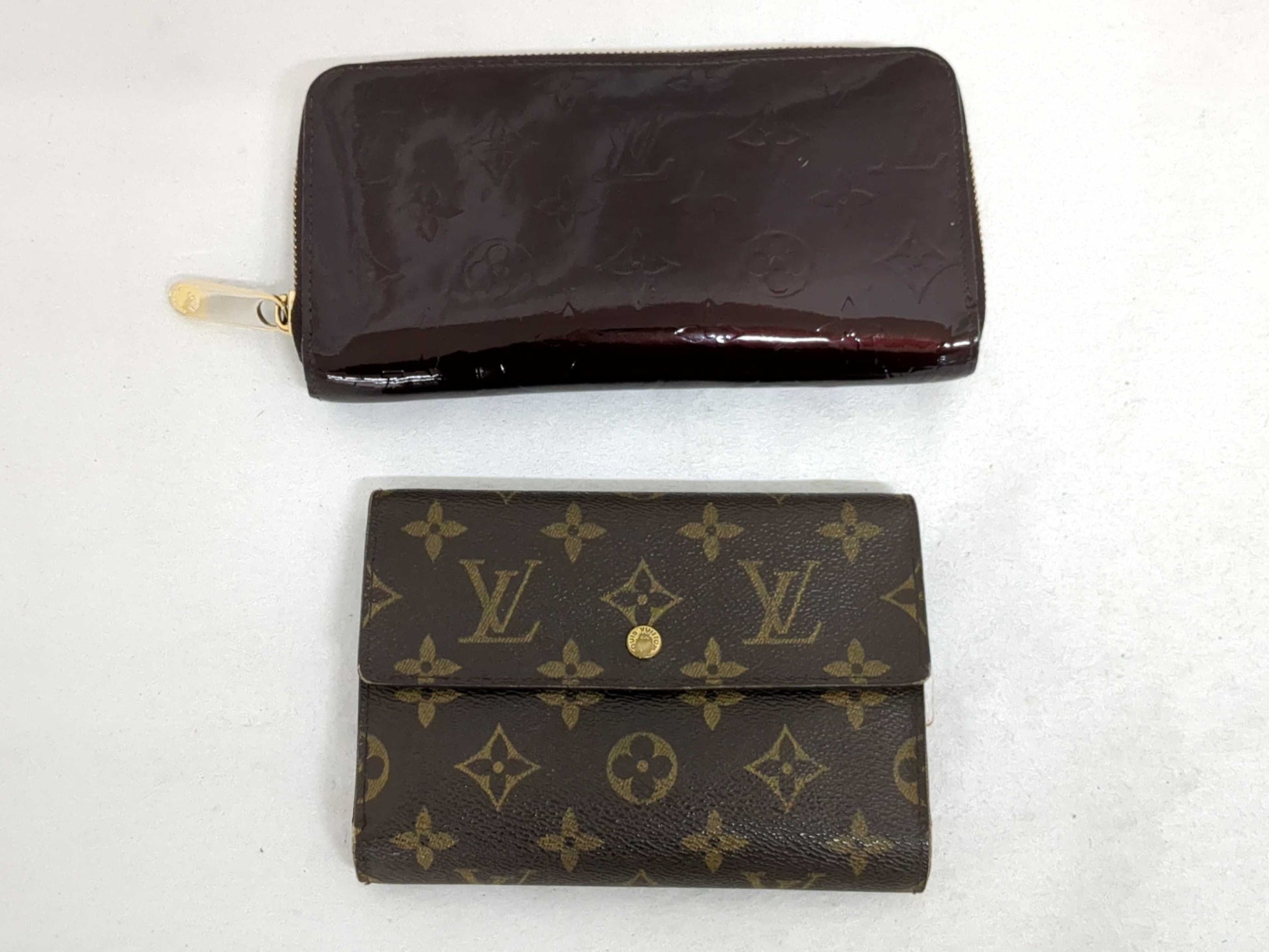 LOUIS VUITTON Monogram Monogram/Vernis Wallet 2-Piece Wallet