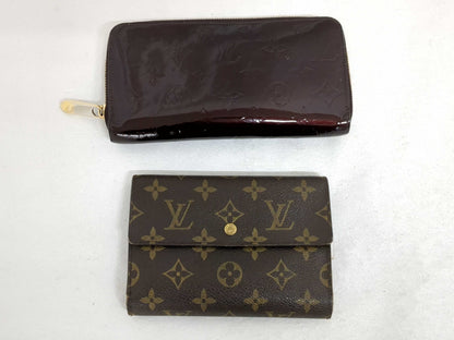 LOUIS VUITTON Monogram Monogram/Vernis Wallet 2-Piece Wallet