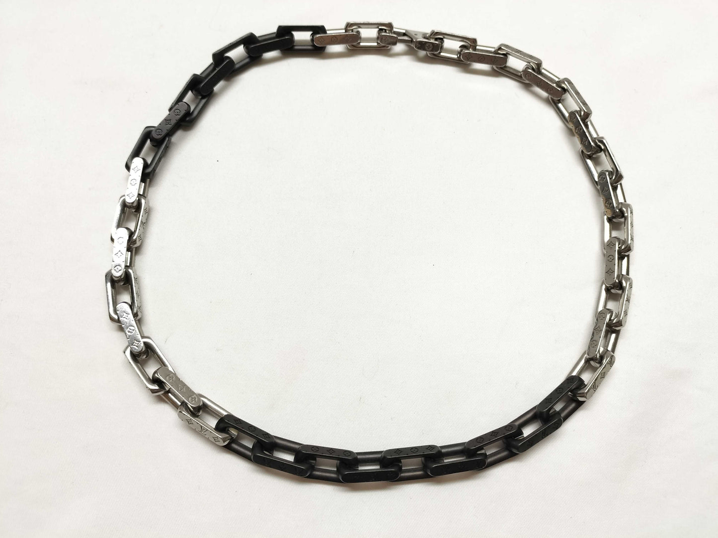 LOUIS VUITTON Monogram M00677 Collier Monogram Chain Necklace