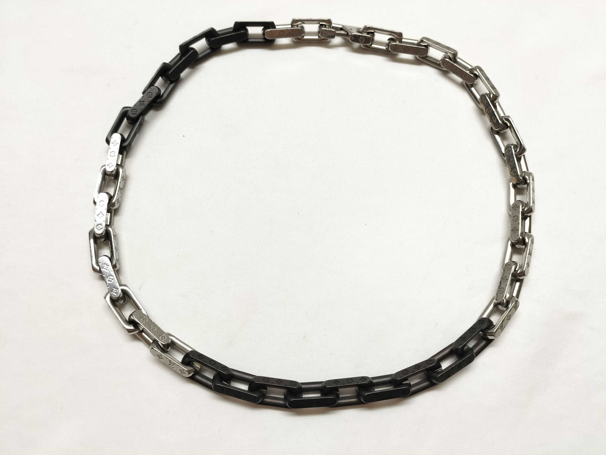 LOUIS VUITTON Monogram M00677 Collier Monogram Chain Necklace