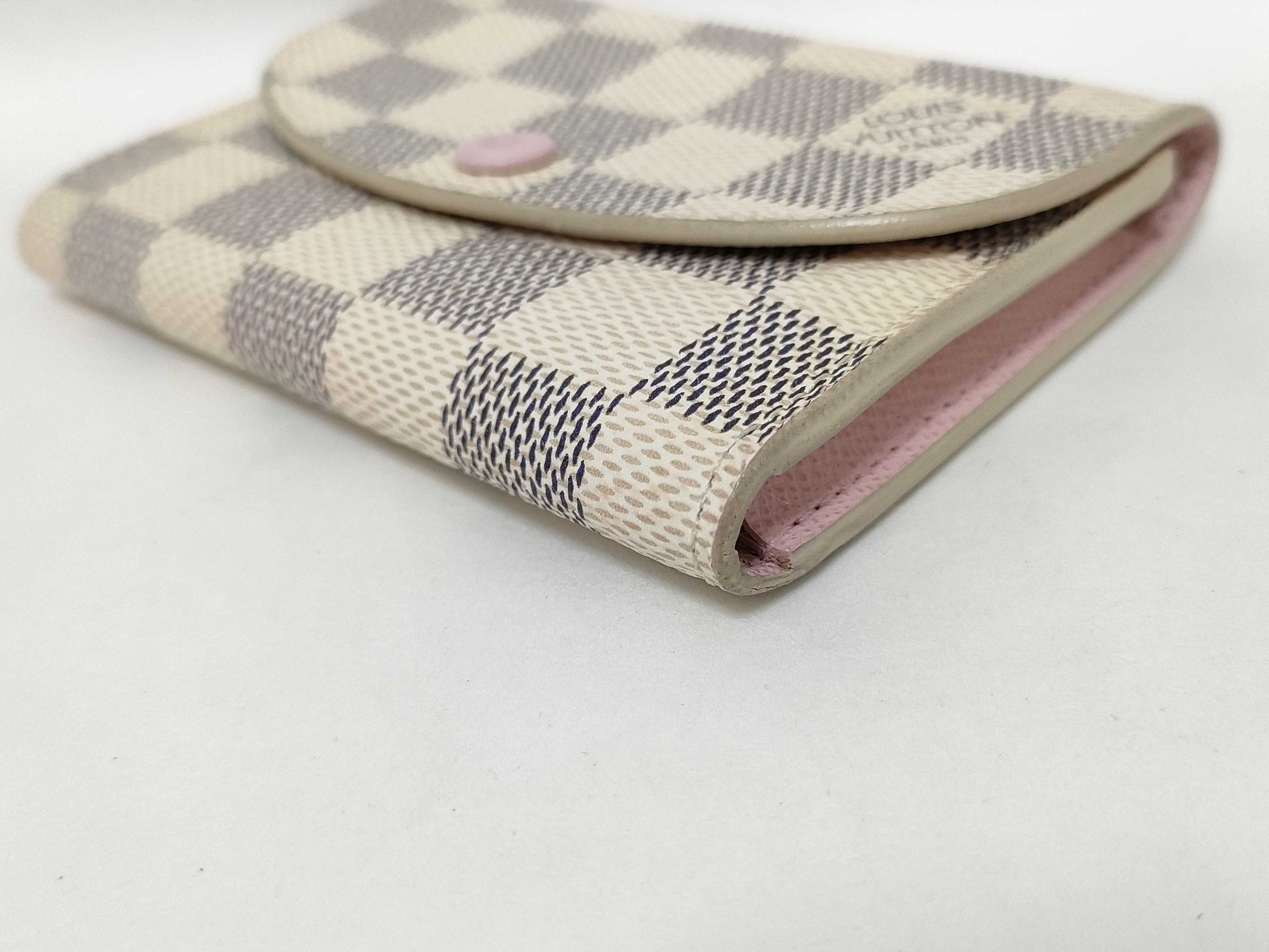 LOUIS VUITTON Damier Azur N61276 Porte Monnaie Rosary Wallet