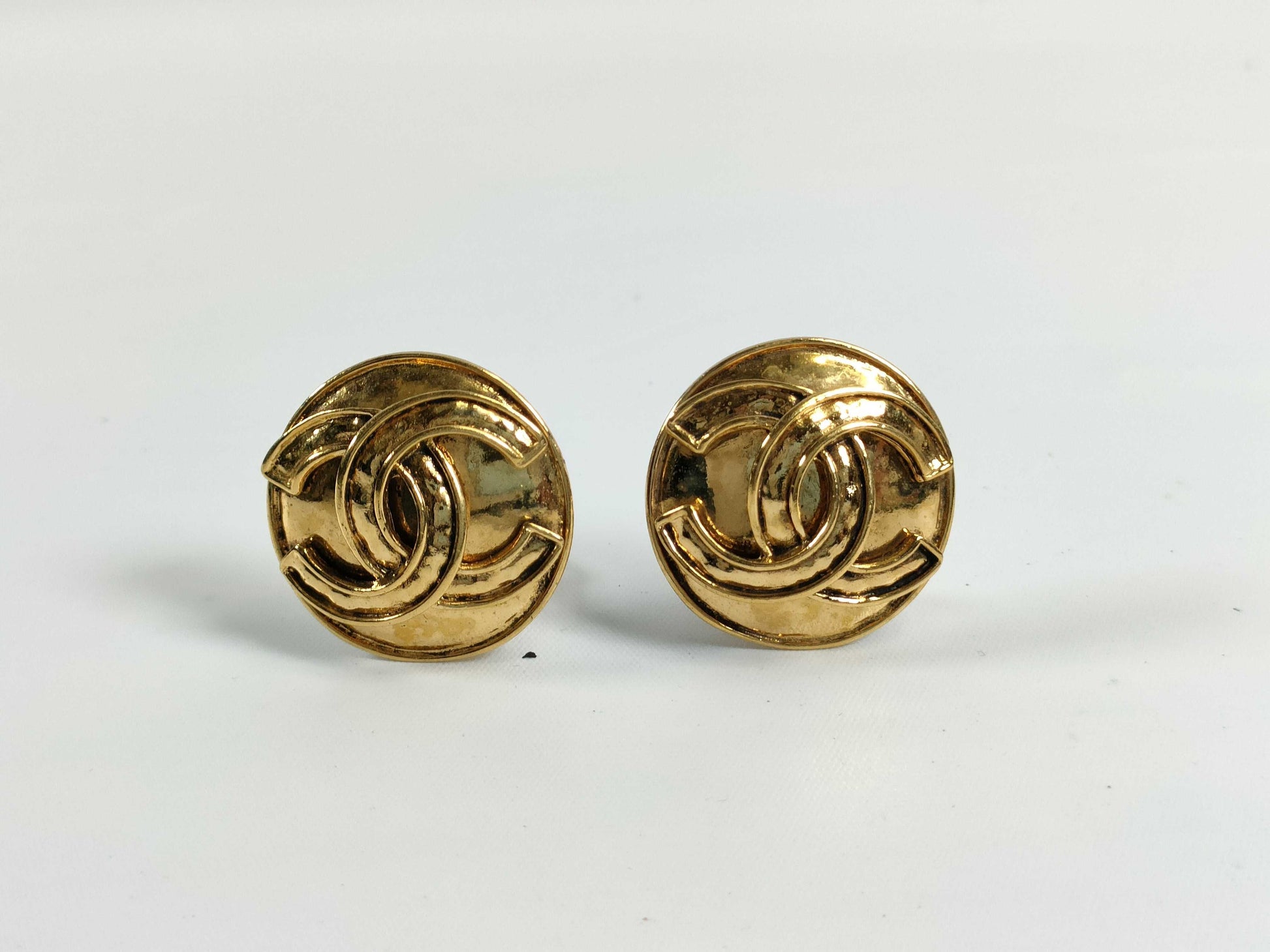 CHANEL Coco Mark Coco Mark Gold Earrings 94P Earrings