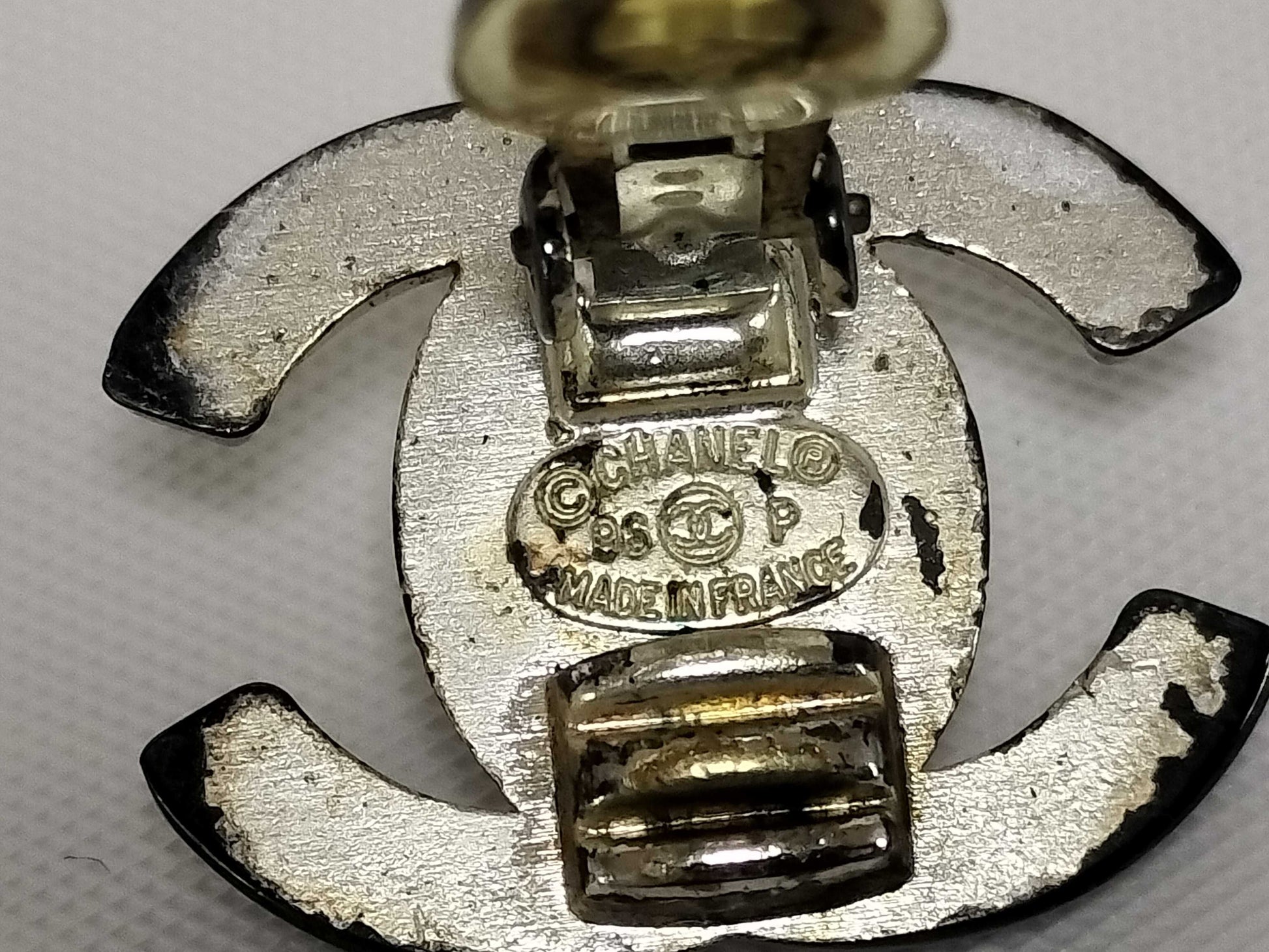 CHANEL 96P Earrings Coco Mark Earrings