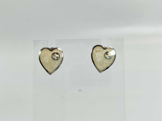 GUCCI Interlocking G SV925 Heart Earrings SV925 Earrings