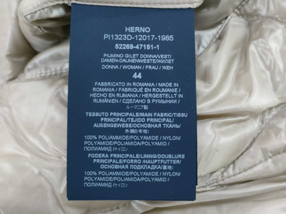 Herno long down vest, beige