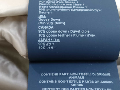 Herno long down vest, beige