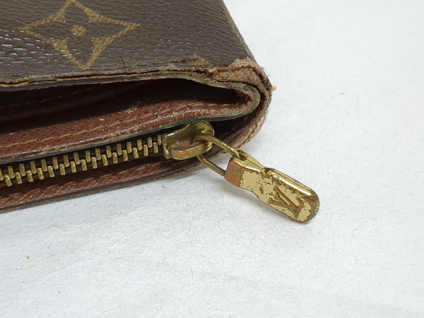 LOUIS VUITTON Monogram M61675 Portefeuille Marco/Compact Zip Wallet