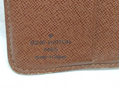 LOUIS VUITTON Monogram M61675 Portefeuille Marco/Compact Zip Wallet
