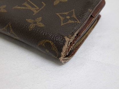LOUIS VUITTON Monogram M61675 Portefeuille Marco/Compact Zip Wallet