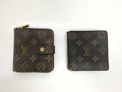 LOUIS VUITTON Monogram M61675 Portefeuille Marco/Compact Zip Wallet