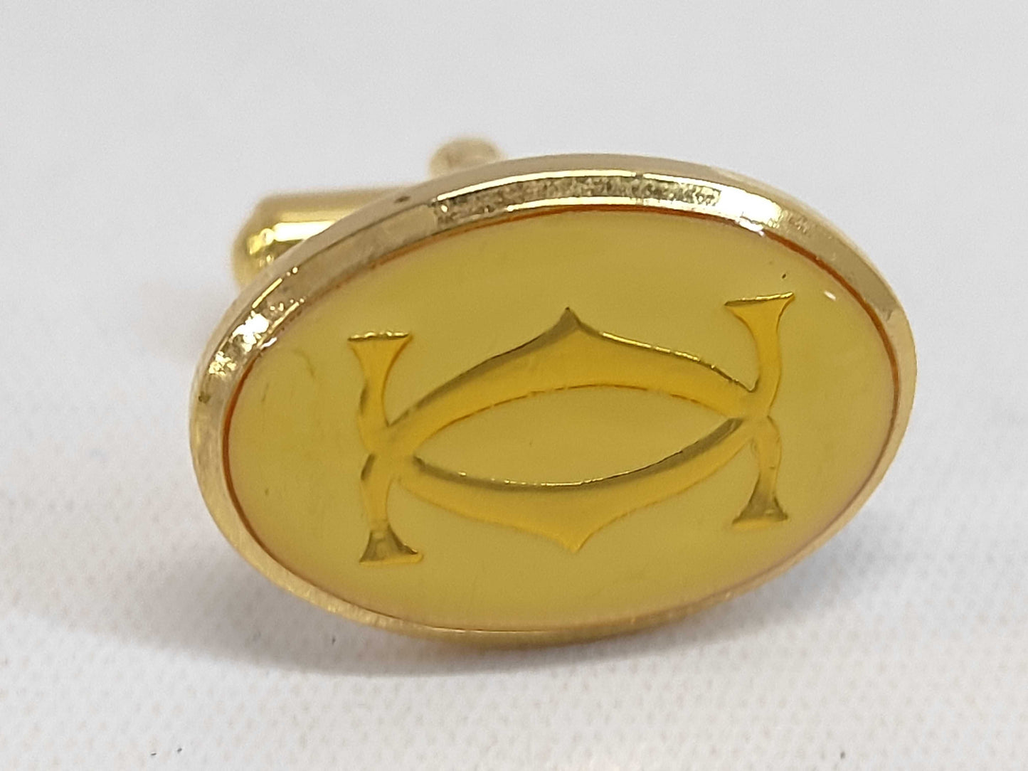 Cartier Must Line Tie Pin and Cufflinks